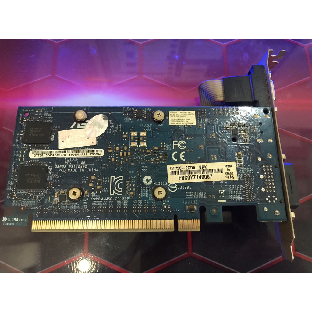 [Mã 1911ELSALE hoàn 7% đơn 300K] Vga (card) Asus 730 2gd5 bao đẹp ( có thể gắn máy bộ ) | BigBuy360 - bigbuy360.vn