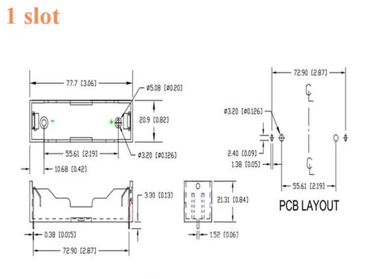 Hộp Đựng Pin Dự Phòng Tự Lắp Ráp Sức Chứa 18650 1X 2X 3X 4X 18650 1 2 3 4 Pin Tiện Dụng