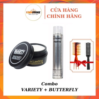 Combo gôm xịt tóc, sáp vuốt tóc nam - Sáp vuốt tóc Variety 100ml, gôm xịt tóc tùy chọn
