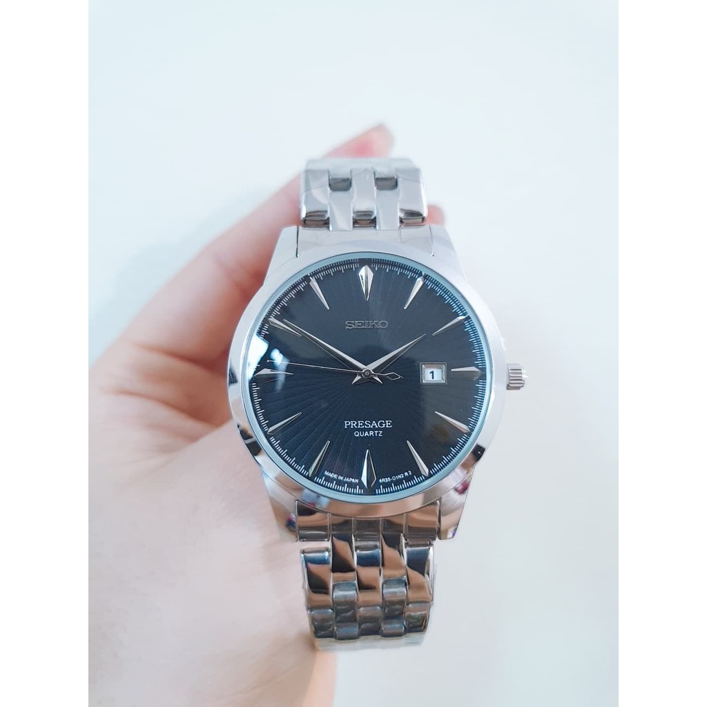 Đồng hồ Seiko nam - Khung thép không gỉ - Mặt kính cong chống sước - Giá rẻ không ở đâu rẻ hơn seiko-Shop | BigBuy360 - bigbuy360.vn