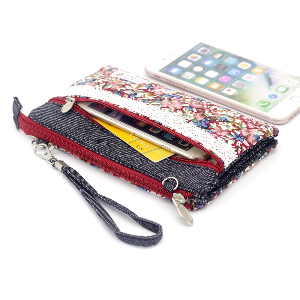 Túi Vải Đeo Chéo Đựng Điện Thoại Phong Cách Mới