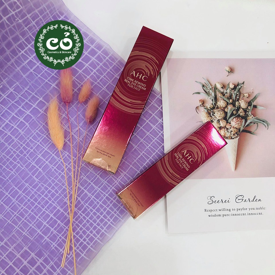 Kem Dưỡng Mắt AHC Time Rewind Real Eye Cream For Face | BigBuy360 - bigbuy360.vn