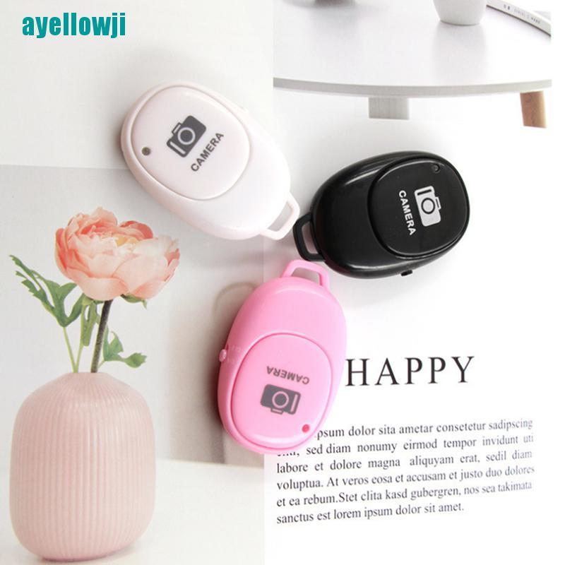 【owj】Wireless Camera Photo Bluetooth Remote Shutter for iPhone IOS Android Cell Phone