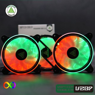 Bộ 3 Fan case VSPTECH COOLER + hub Led ARGB V207