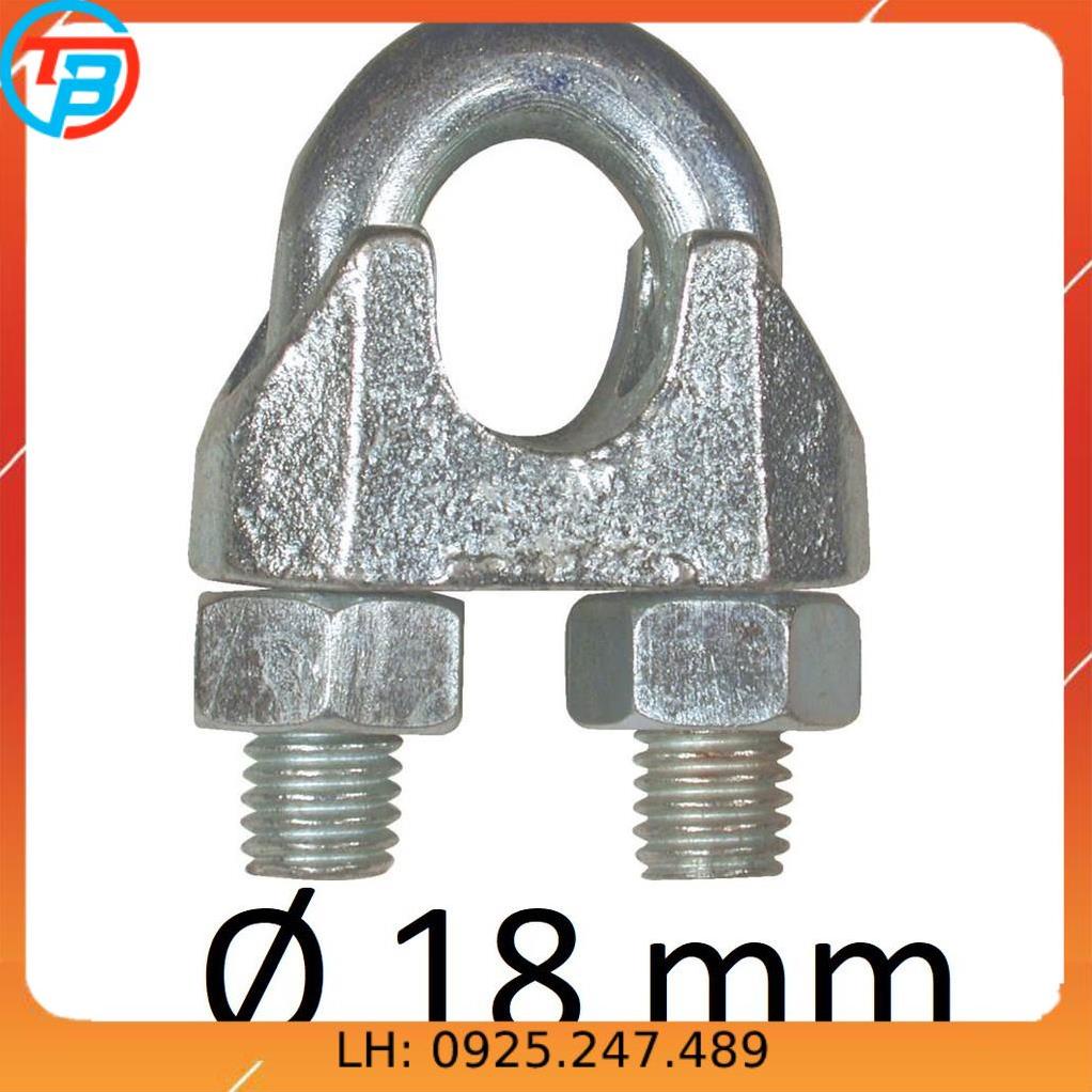 Cóc khóa dây cáp Phi [ 18mm ] CÁP THÉP Thái Bình VinàN