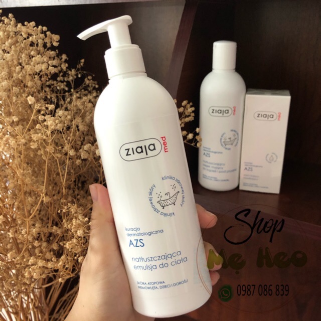 Nhũ tương dưỡng ẩm ZIAJA MED ATOPY AZS
