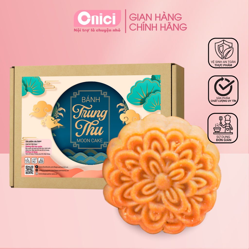 Bánh trung thu Bếp Của Mẹ ONICI 6 vị thơm ngon