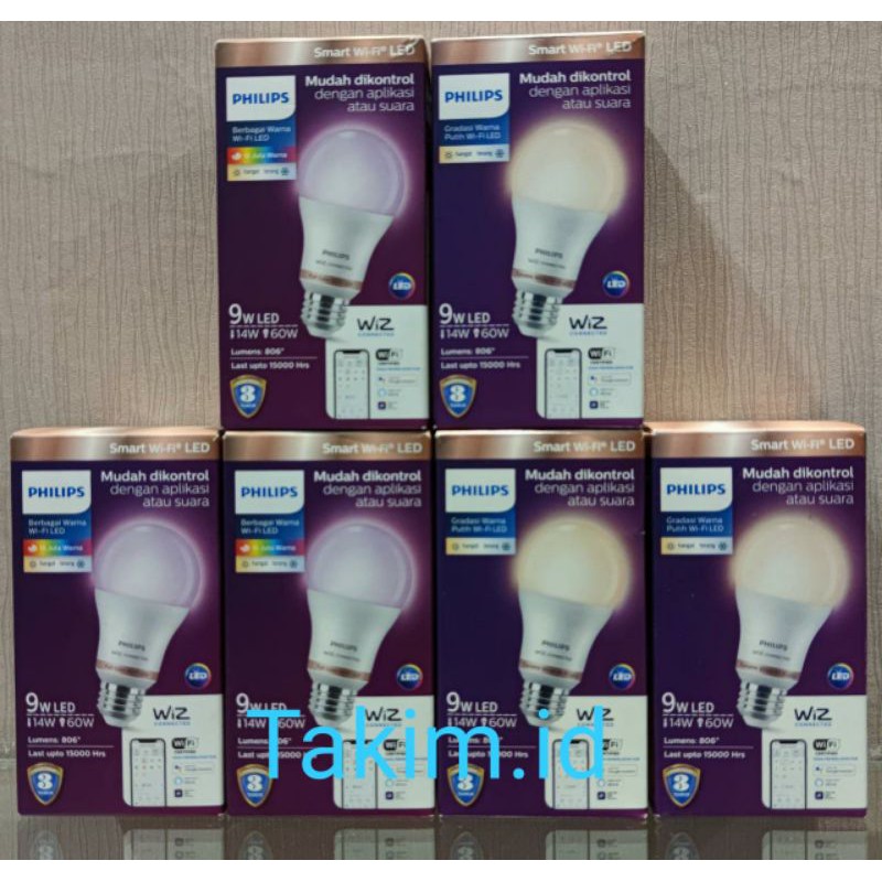 Bóng Đèn Led Thông Minh Philips 9 Watt Kết Nối Wifi