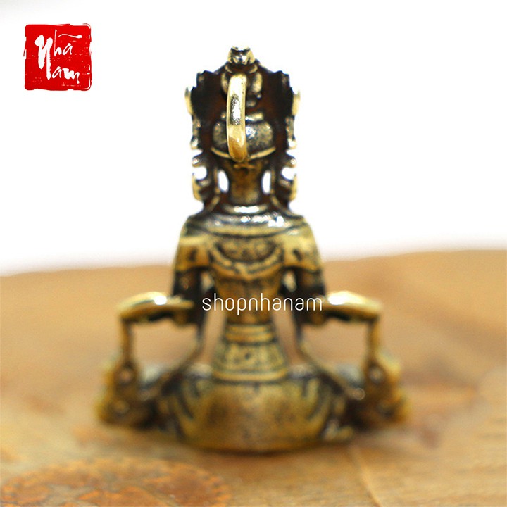 Tượng đồng phong thủy bồ tát mật tông trang trí vật phẩm phong thủy