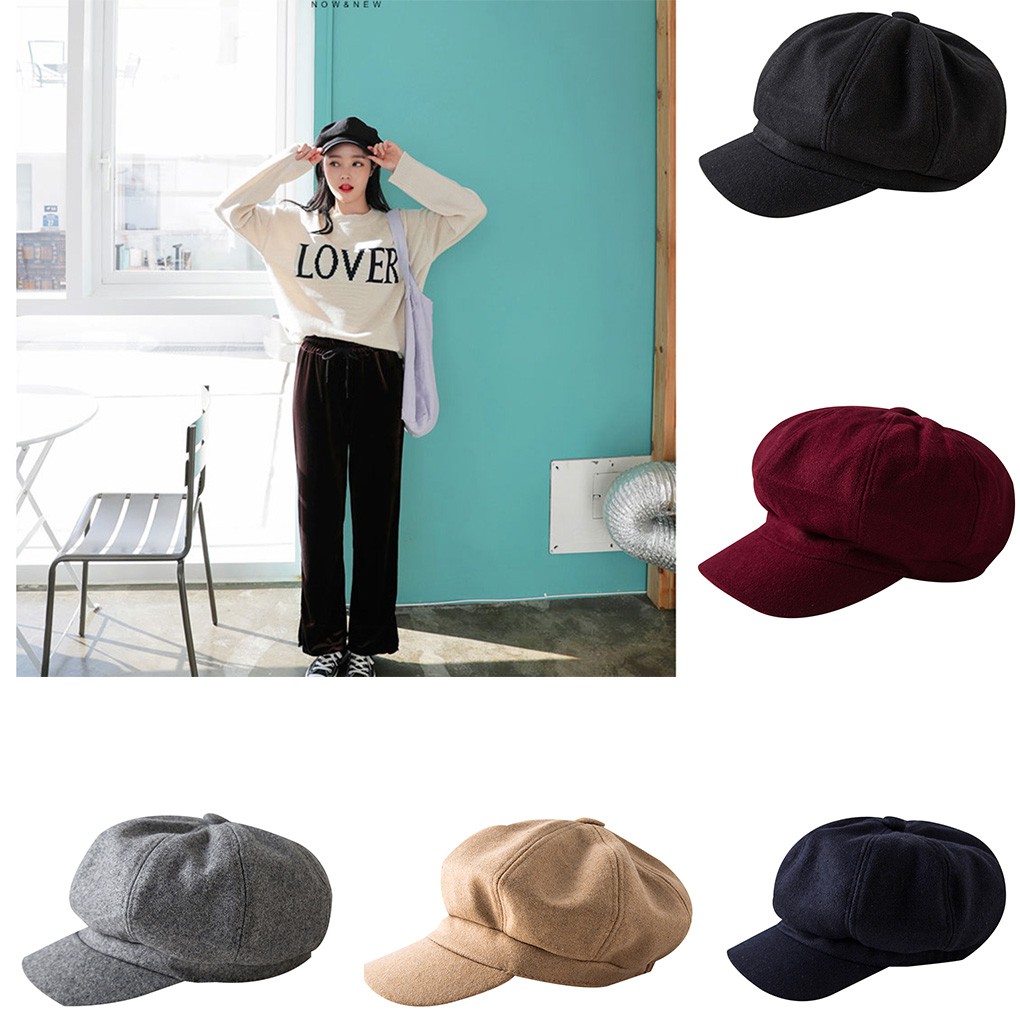 Mũ Beret Trilby Thời Trang Thu Đông Cho Nam Và Nữ Phụ Kiện HYJP2 HYJP2 Chất Lượng Cao