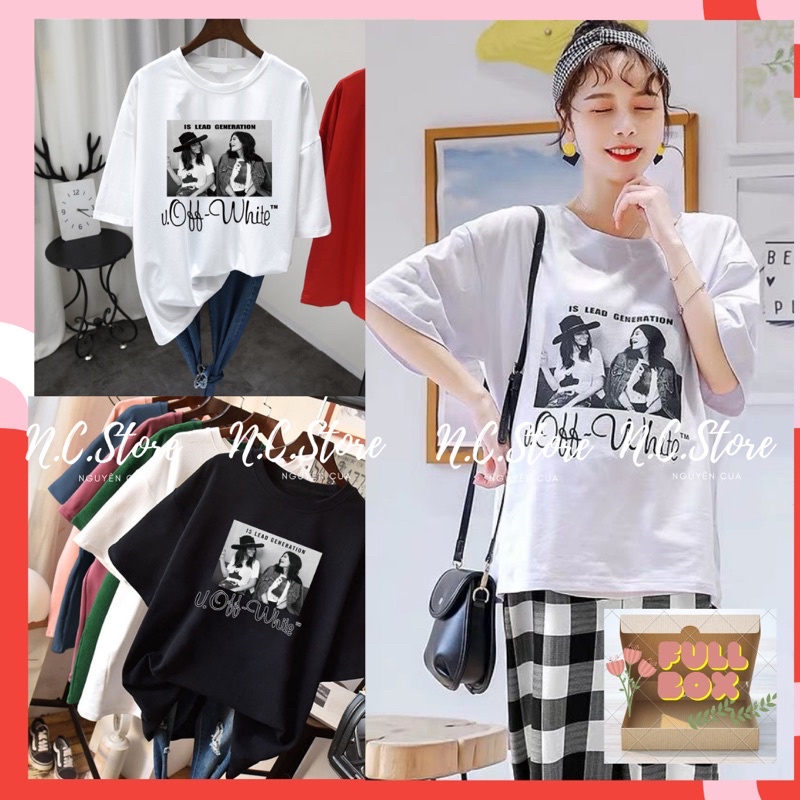 Áo Phông Nữ Quảng Châu Form Rộng chất Cotton freeship  ảnh thật clip