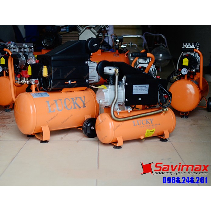 Máy nén khí LUCKY 24L, không dầu 1HP | BigBuy360 - bigbuy360.vn