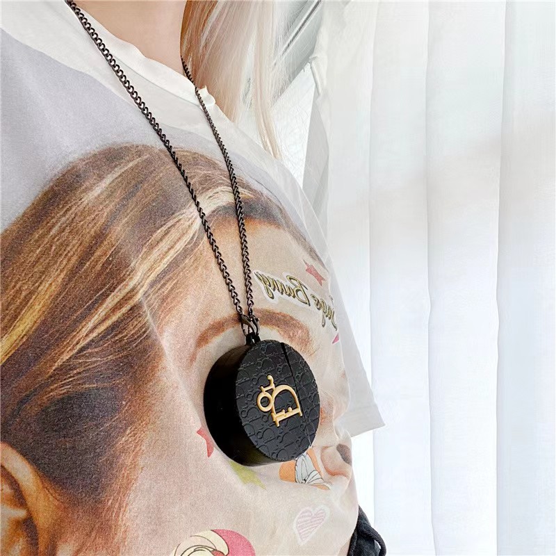 Vỏ Bảo Vệ Hộp Sạc Tai Nghe AirPods 1 2 3 pro Bằng Silicon Mềm Hình Dior Thời Trang