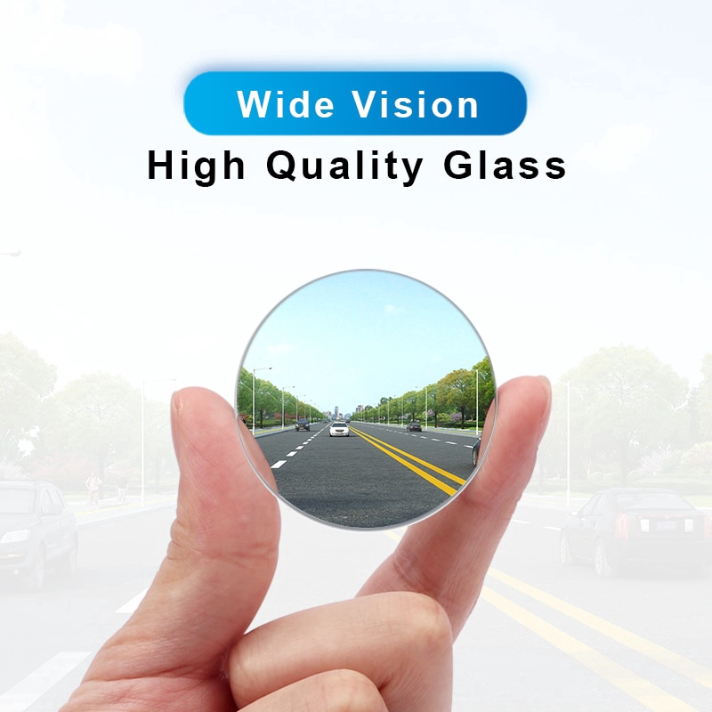 1 Gương soi điểm mù dành cho gương chiếu hậu góc rộng lồi xoay 360 độ cho ô tô/ xe máy | BigBuy360 - bigbuy360.vn