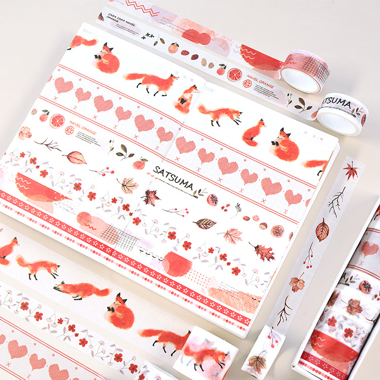 Set 8 Cuộn Băng Keo Trang Trí Đa Năng Tiện Dụng