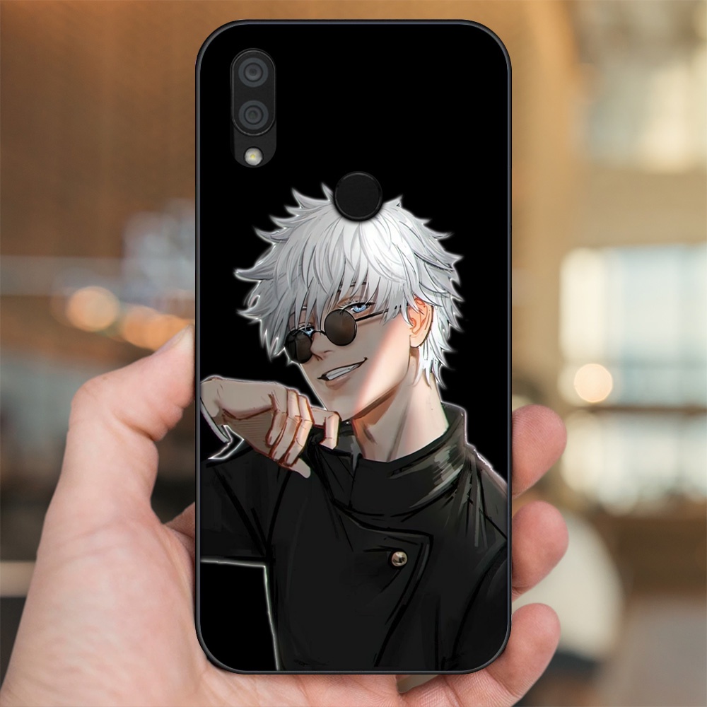 Ốp lưng Xiaomi Redmi 7 viền đen in hình Satoru Jujutsu Kaisen