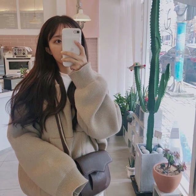 Áo khoác len siêu xinh