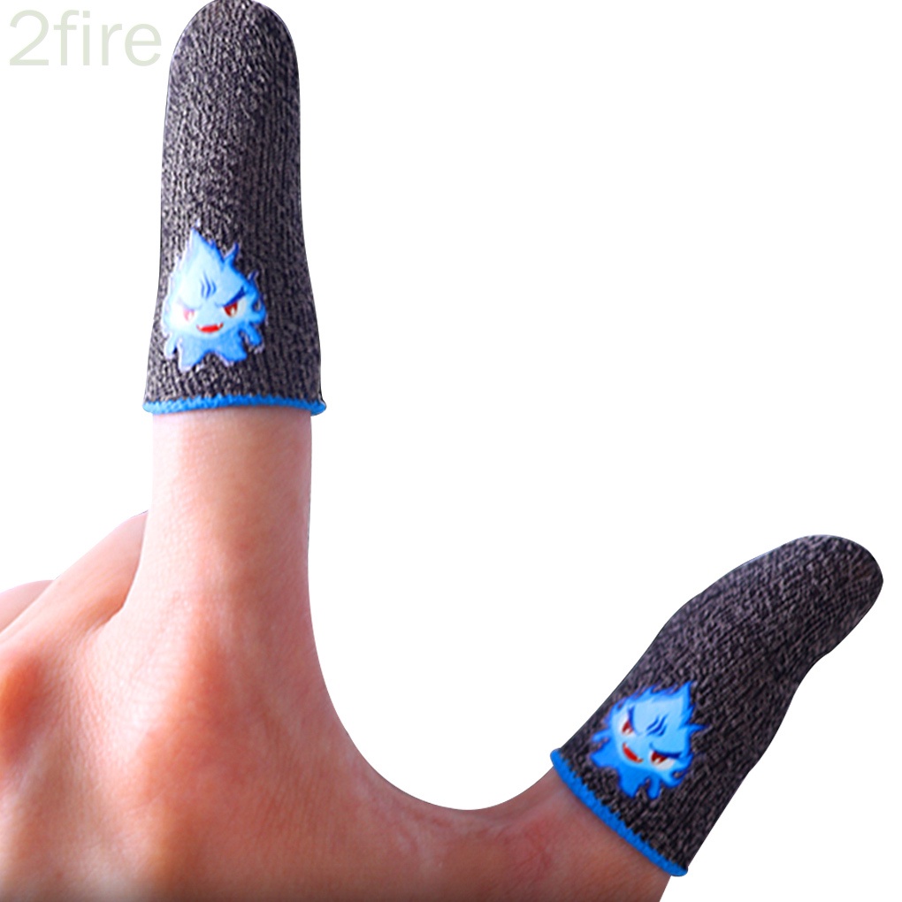 1 đôi găng tay chơi game điện thoại siêu mỏng đàn hồi thoáng khí chống trượt