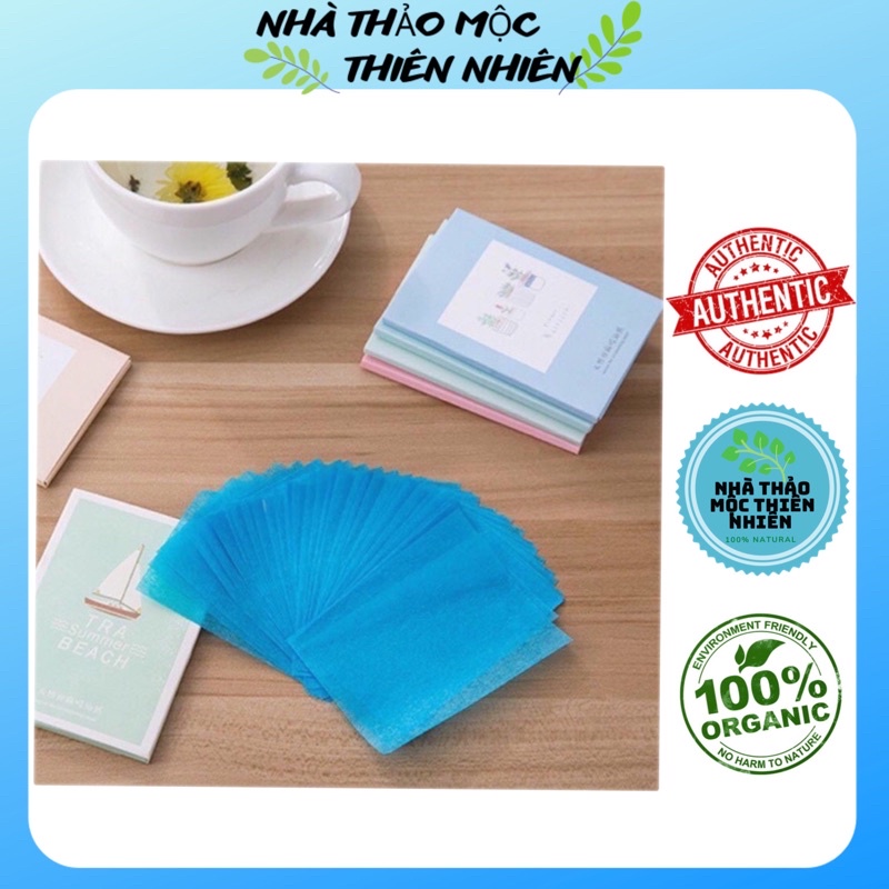 Giấy thấm dầu nội địa trung gói 50 miếng