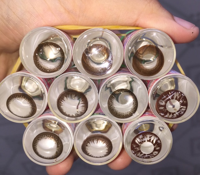 Lens mắt màu choco