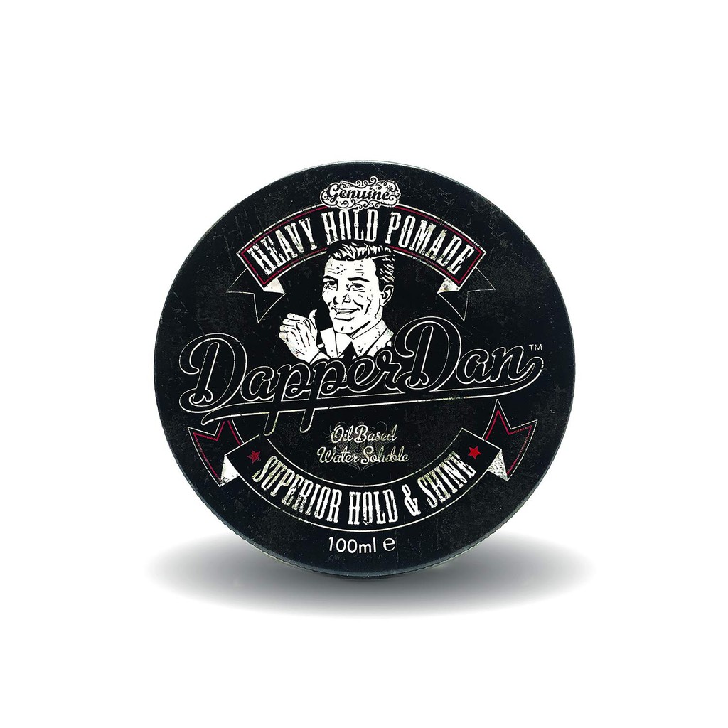 Sáp vuốt tóc Dapper Dan Heavy Hold Pomade - không Petrolatum - không Build Up - Liquorice &amp; Vanilla