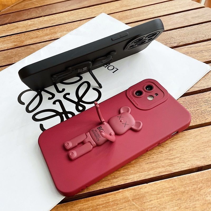 Ốp Điện Thoại Dẻo Họa Tiết Hoạt Hình Chú Gấu 3D Cho Realme 5 5i 6i 7i C17 8 Pro 4G 5G C3 C11 C12 C25 C25S C15 C20 C21 C11 2021