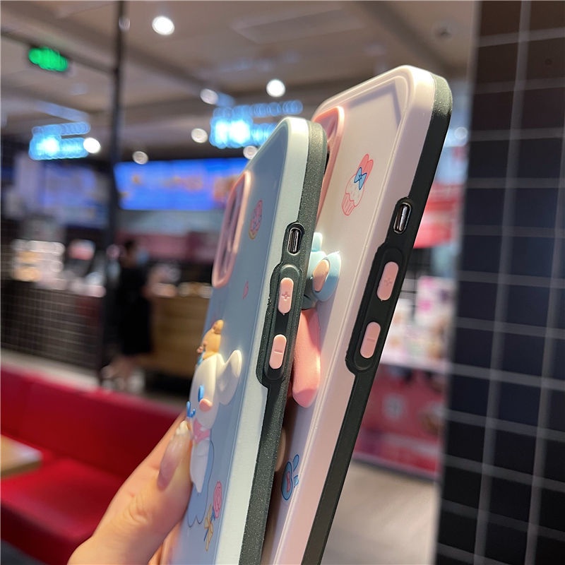 Ốp điện thoại silicon hình chú chó 3D dễ thương thích hợp cho iphone 7 8plus x xs xr xsmax 11 11pro 12pro cfr7