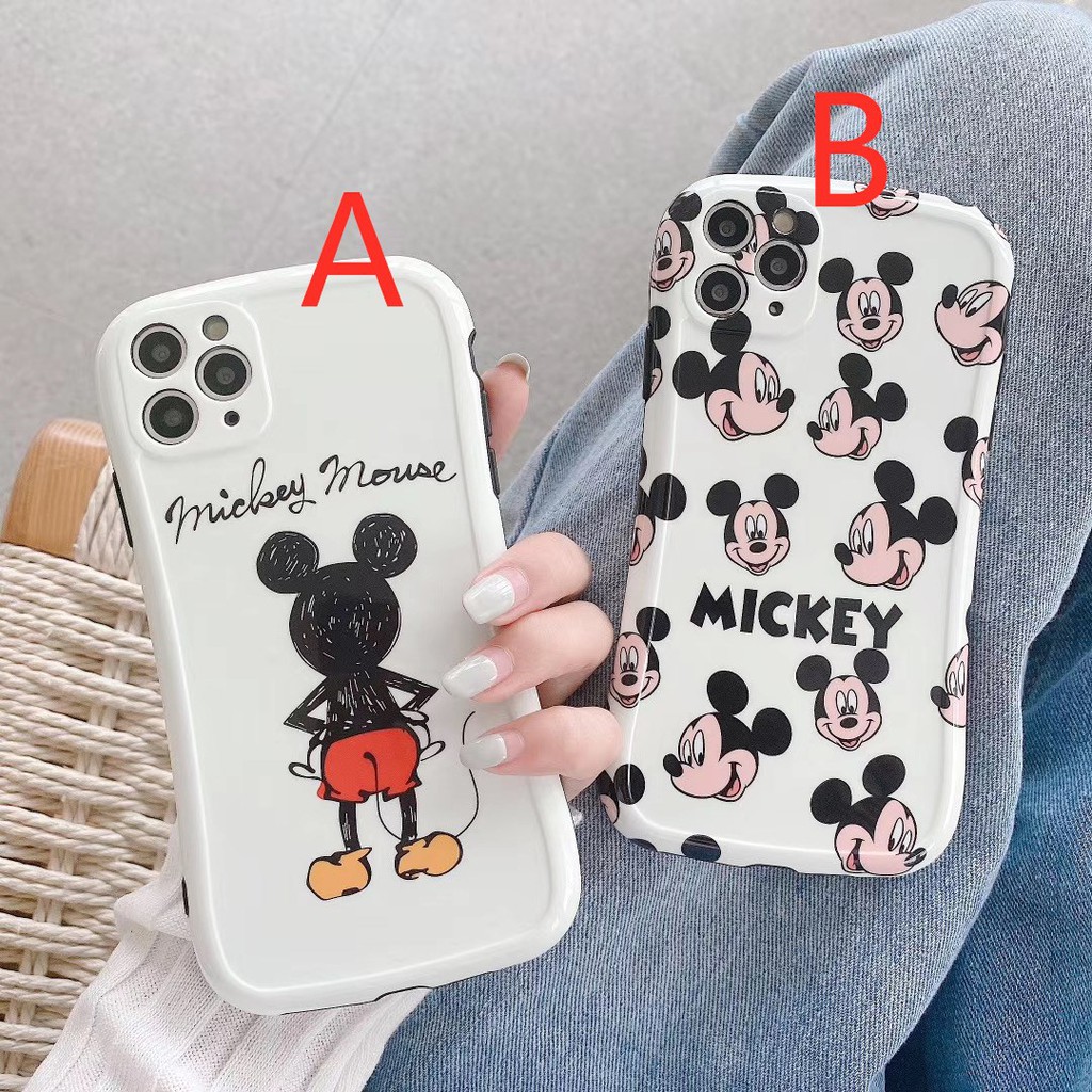Ốp điện thoại mềm họa tiết Mickey/Minnie đáng yêu cho iPhone11 11Promax 7Plus 7 8 8 X XR XSmax SE2020 | BigBuy360 - bigbuy360.vn
