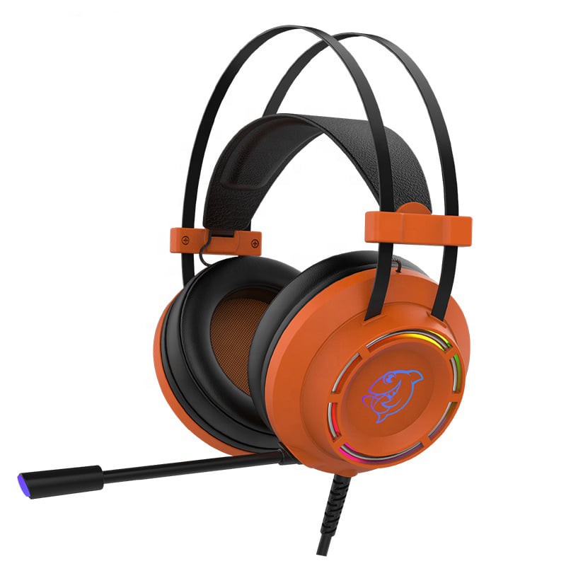 Tai nghe gaming AJAZZ DHG160 RGB ( Black/ Pink/ Orange) | BigBuy360 - bigbuy360.vn