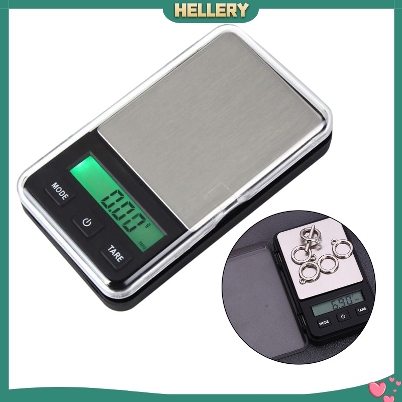 Cân Điện Tử Mini Bỏ Túi Màu Vàng / Bạc 0.01g Tiện Dụng