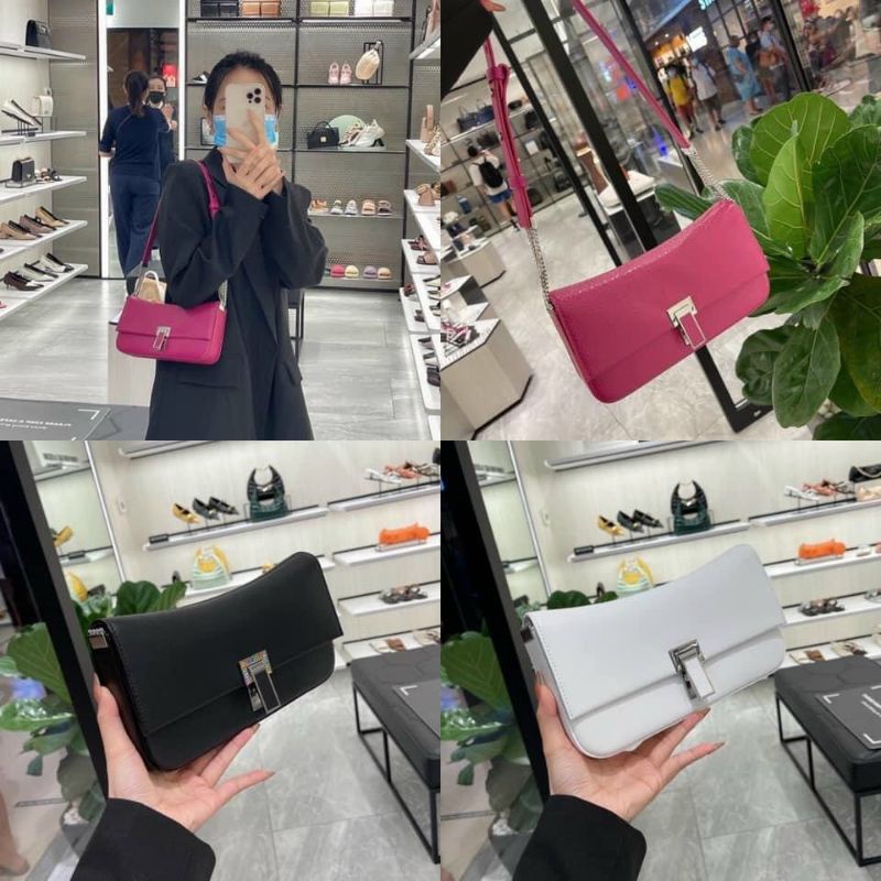 Túi Ped.ro Dáng Thuyền Đeo Vai - Cầm Tay Tiểu Thư Sang Chảnh Nét Và Chi Tiết Y Hình 100%  Size 23cm