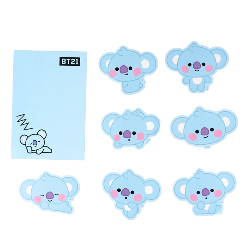 Sticker Dán Trang Trí Chống Thấm Nước Hình Bt21 Bts