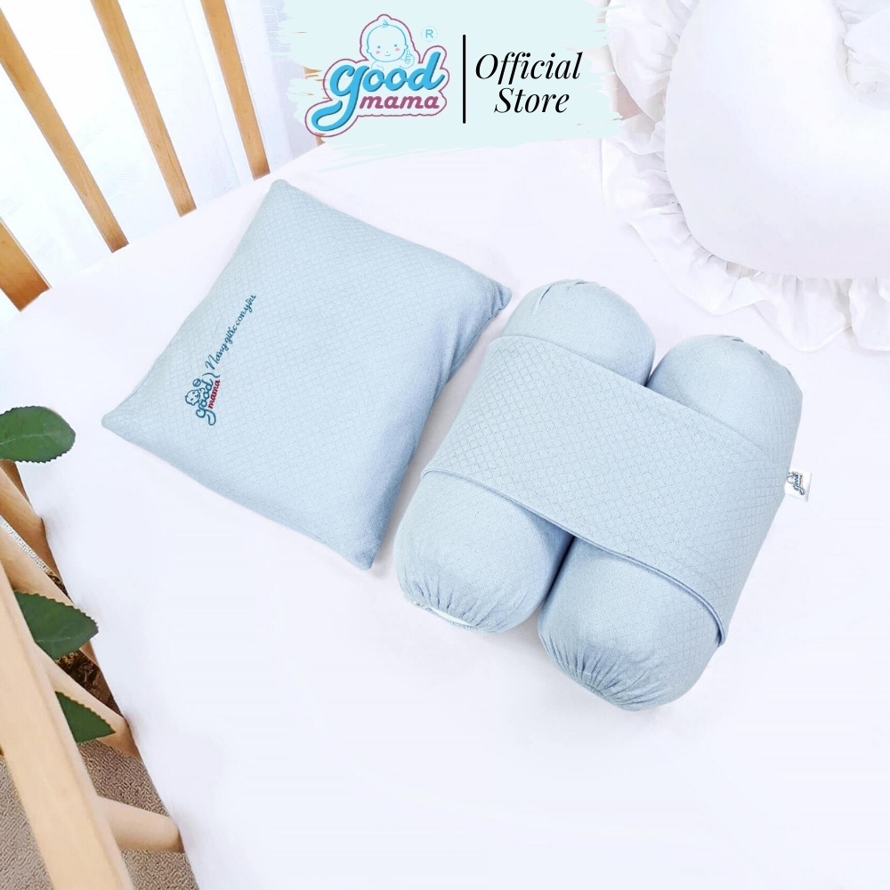 [Mã LTBAUAB6 giảm 7% đơn 99K] Bộ Gối Chặn Cao Cấp Cho Bé Goodmama Chính Hãng Giúp Con Ngủ Ngon