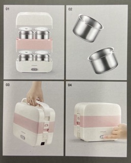 [LOCK&LOCK] HỘP CƠM ĐIỆN 1.7L LOCK&LOCK - EJR236WHT
