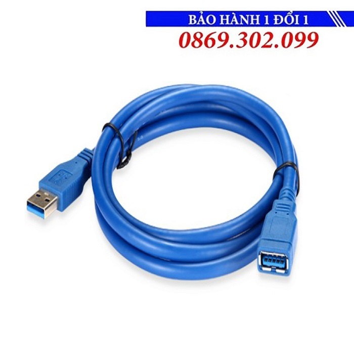 Dây cáp nối dài USB 3.0-A màu xanh dài 3M -  5M