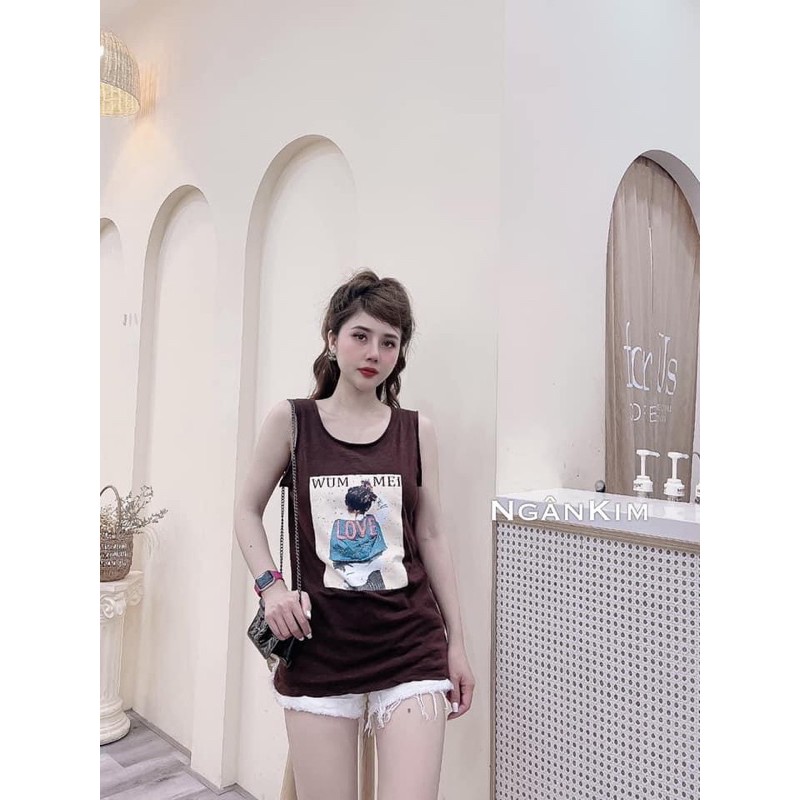 BÁN SỈ ÁO BA LỖ CHỮ LOVE 5M CHO NỮ | BigBuy360 - bigbuy360.vn