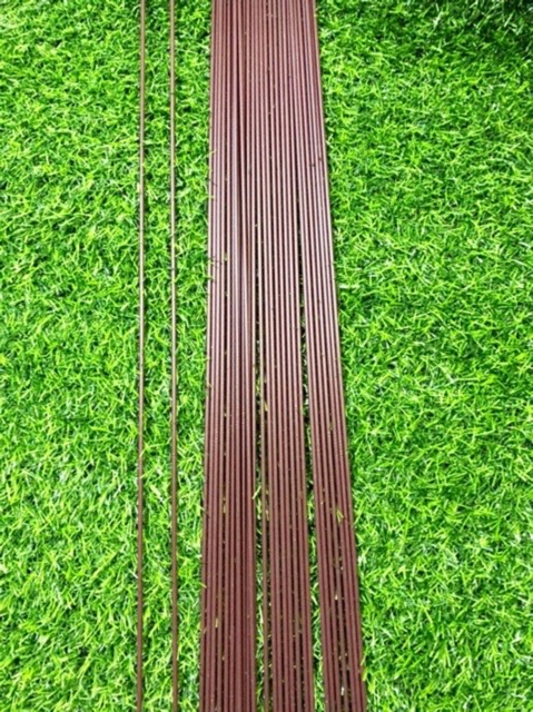 20 QUE SẮT BỌC NHỰA NÂU DÙNG CẮM UỐN HOA LAN 90cm