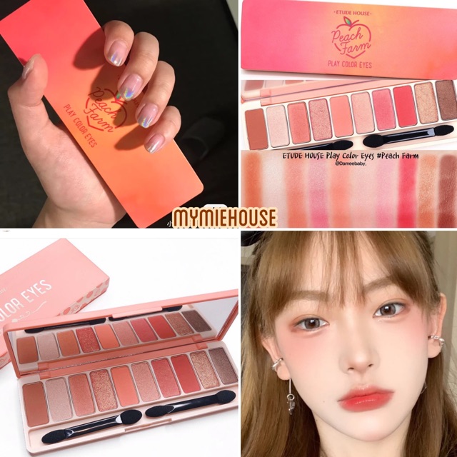 BẢNG MẮT PEACH FARM PLAY COLOR EYES ETUDE HOUSE ( CÓ BILL ) | BigBuy360 - bigbuy360.vn