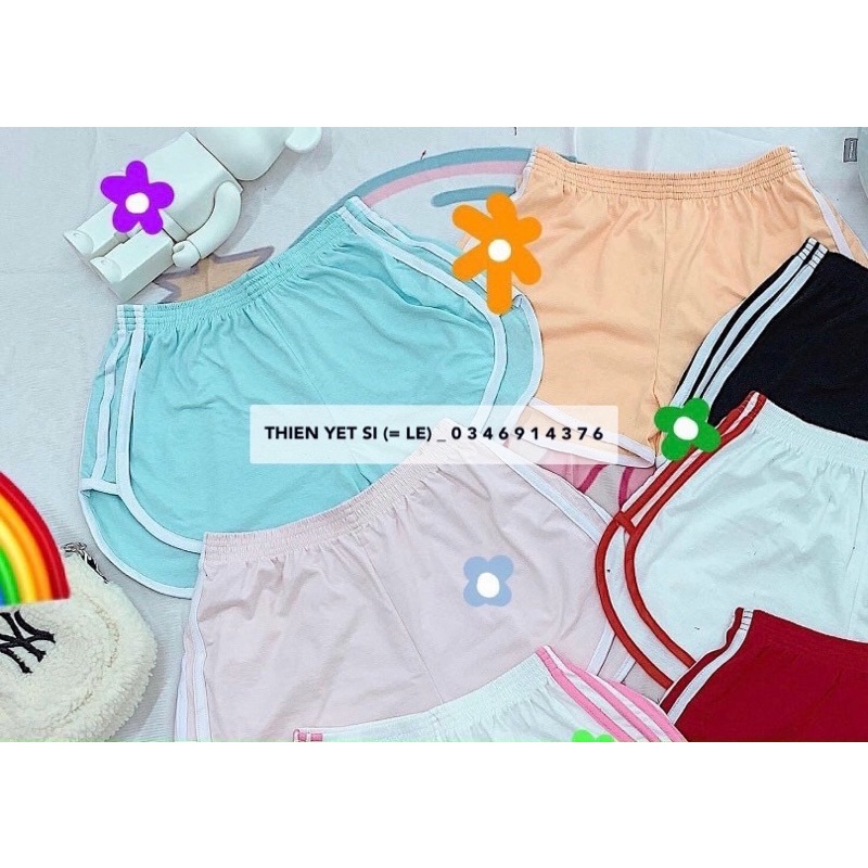 QUẦN ĐÙI SHORT VIỀN THỂ THAO MẶT NHÀ NỮ