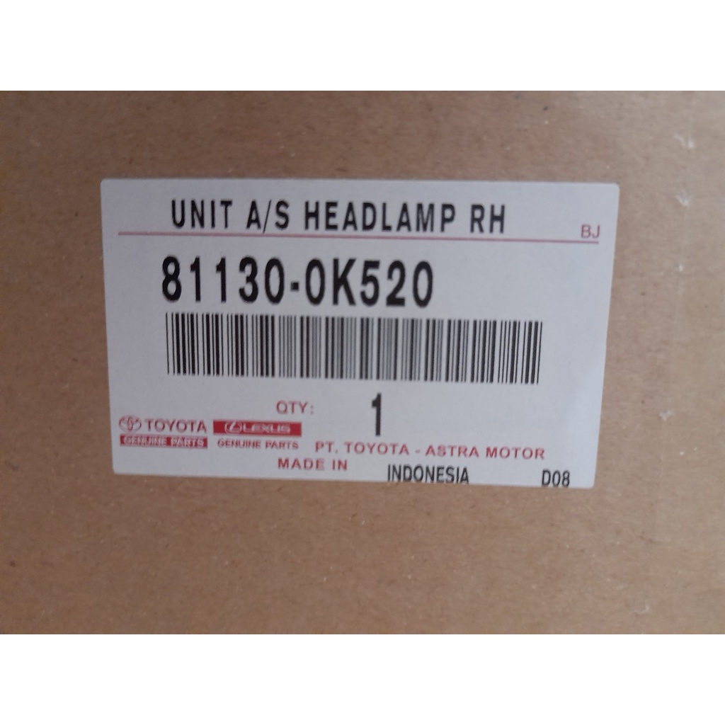 Đèn pha Toyota Innova 2012-2015 chính hãng  | 8113005K20