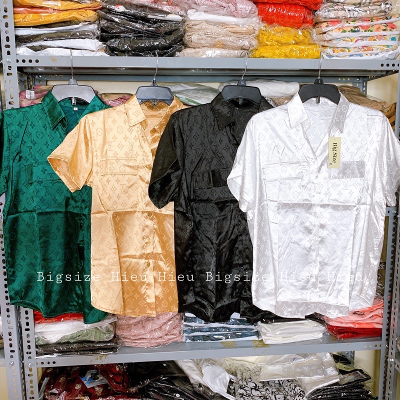 Bigsize - ❤🔱 SƠ MI GẤM TAY NGẮN 🔱❤️