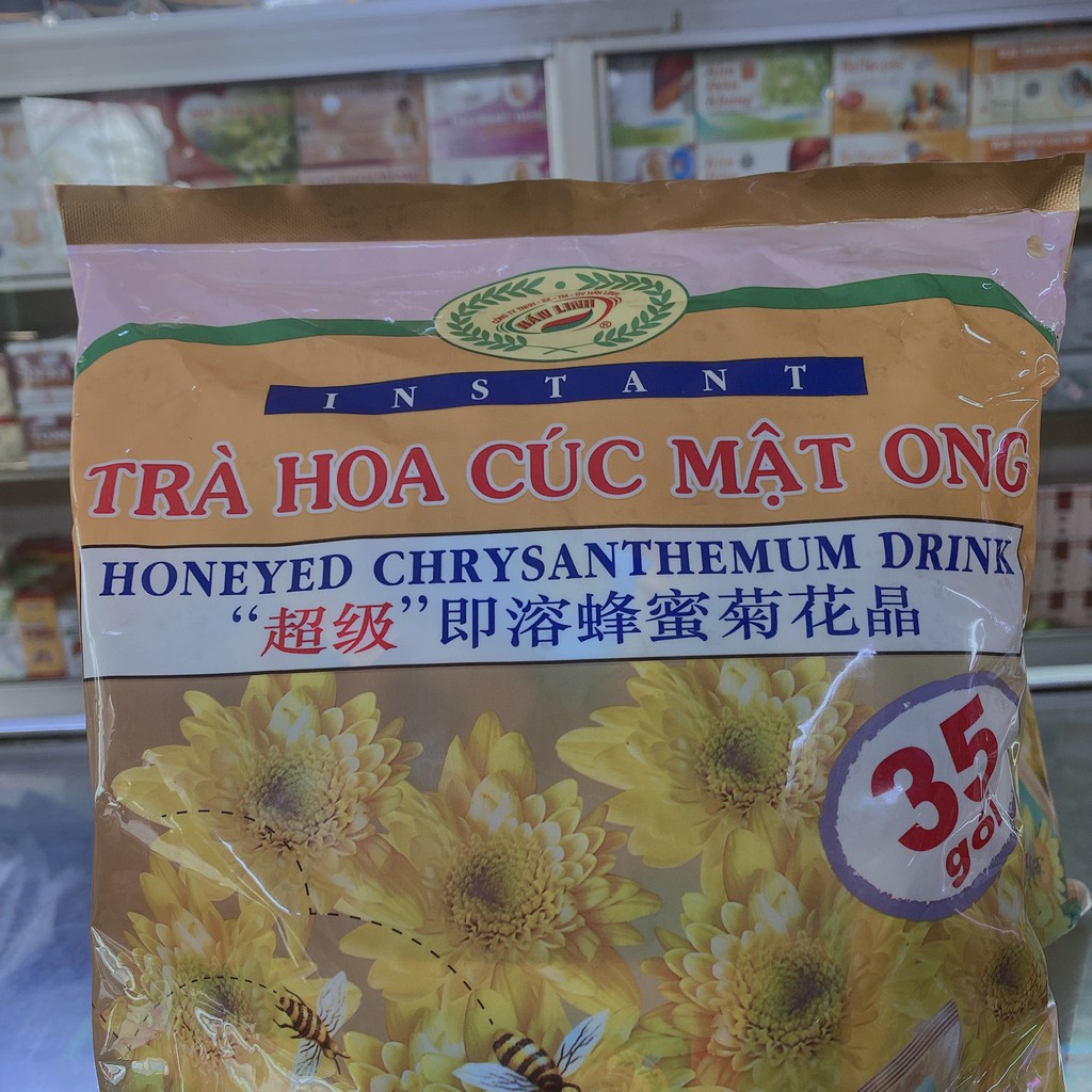 Trà hòa tan Hoa Cúc Mật Ong  Hán Linh- 35 gói