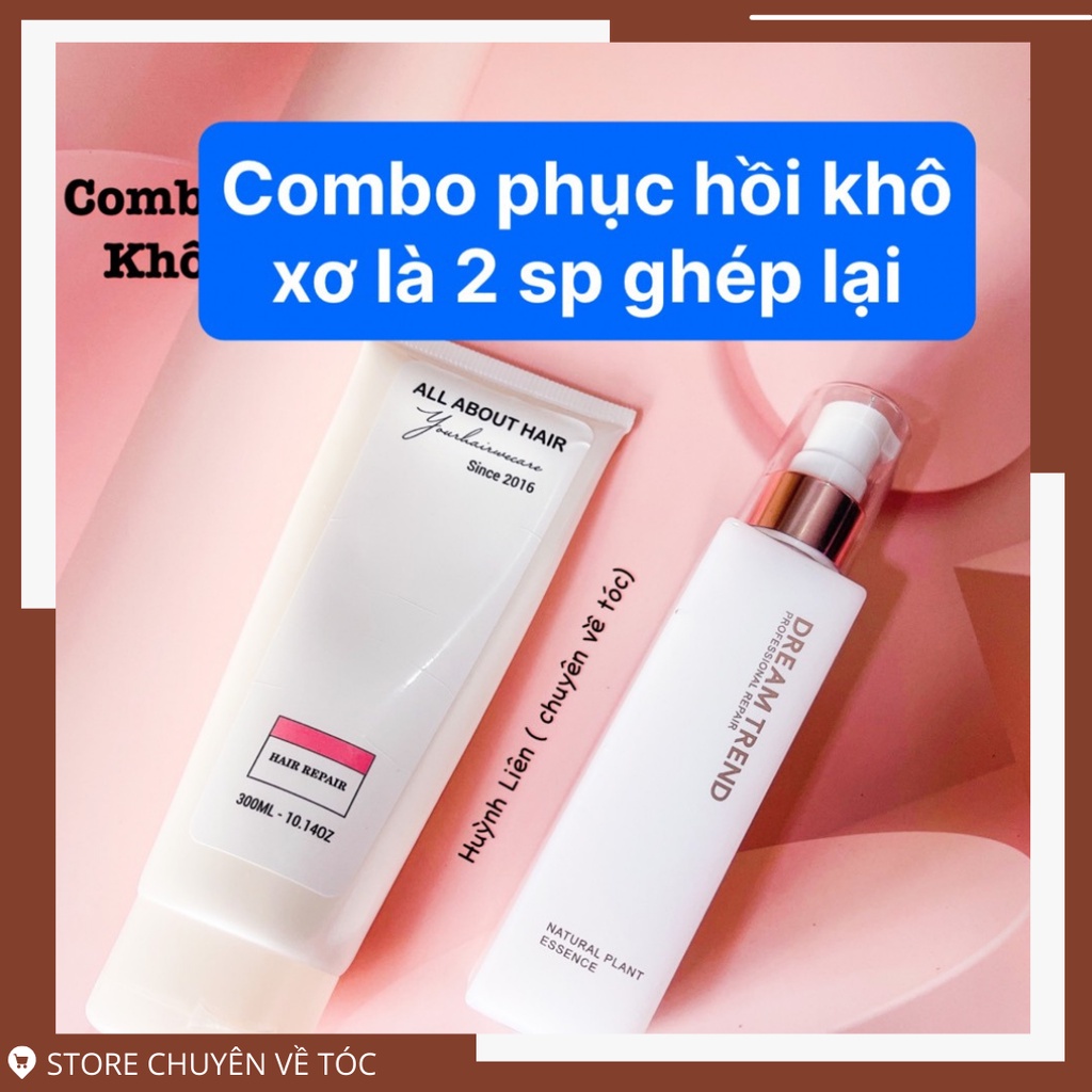 ✅ Combo phục hồi tóc Khô xơ - Hư Tổn