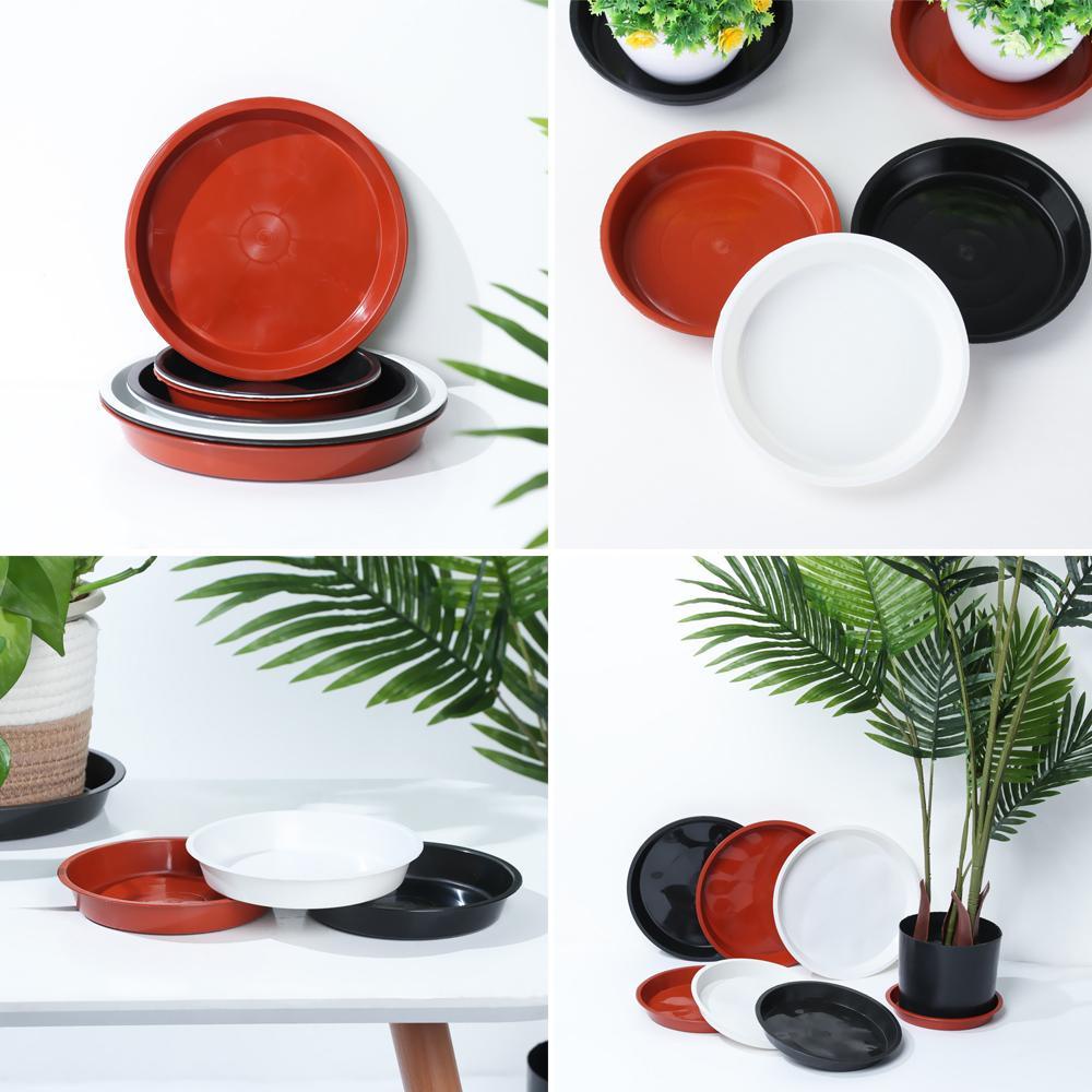 LANSEL Set 3 Khay Nhựa Tròn Đựng Đĩa / Hoa Chịu Được Sức Nặng