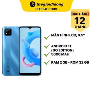 Điện thoại Realme C11 (2021) (2GB/32GB) màn hình 6.5" LCD pin 5000 mAh