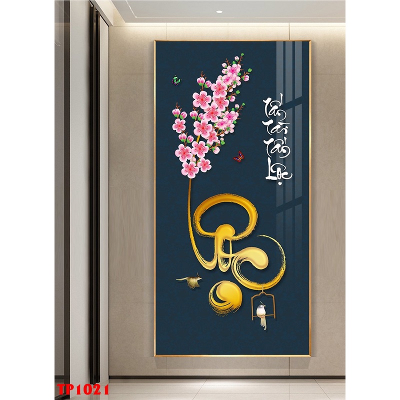 Tranh tráng gương Joce.Decor No1, tranh treo tường Phòng Khách bền đẹp 40 năm Ko phai màu bền đẹp 40 năm