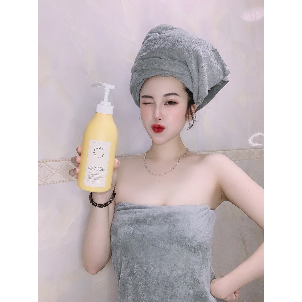 Sữa Tắm Loại Bỏ Tế Bào Chết Và Làm Dịu Da Mụn JSN LAB Commanine AC Calming Body Cleanser 500g