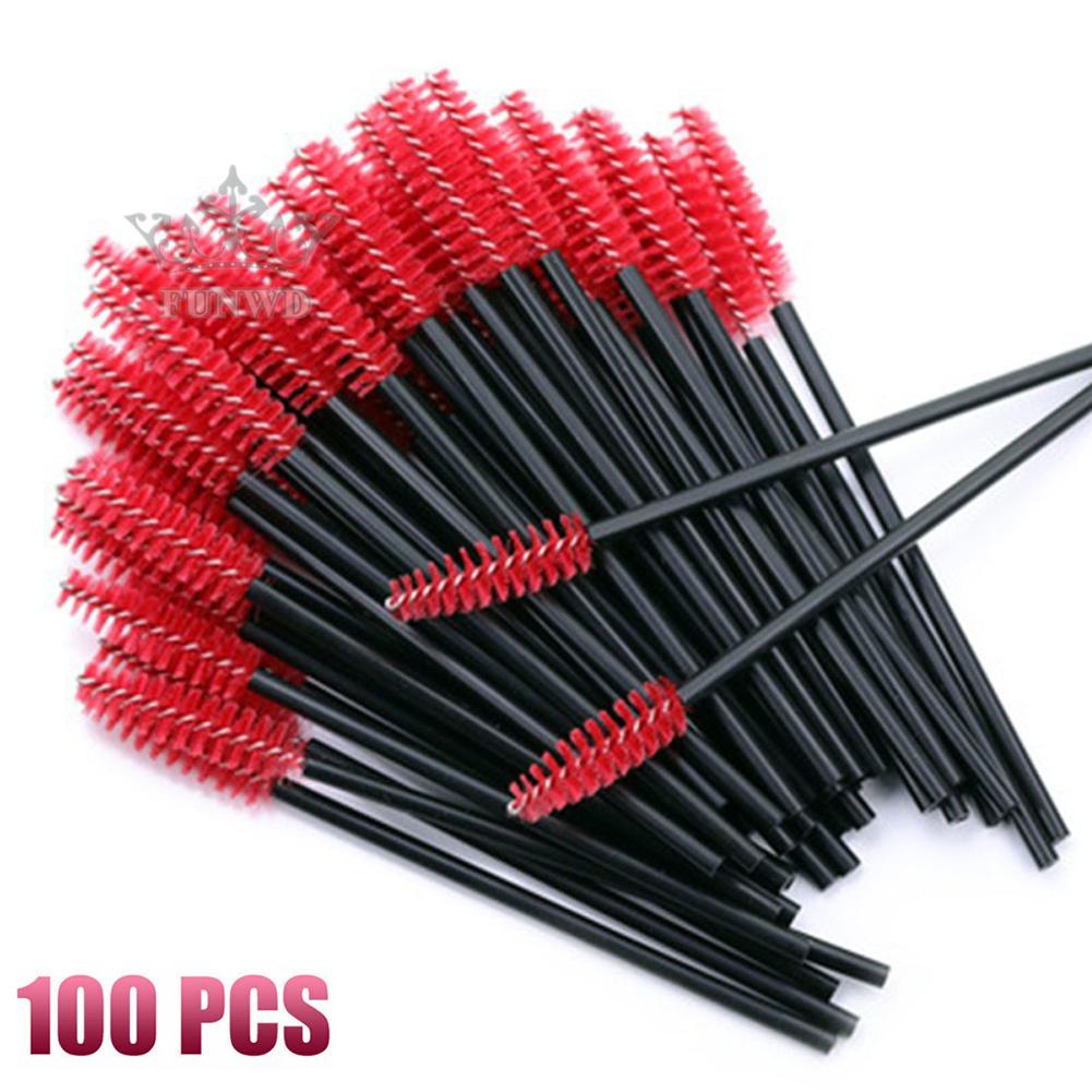 Set 100 Cọ Chải Lông Mi/Lông Mày Dùng Một Lần Tiện Dụng