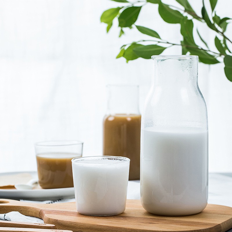 Bình Nước Và Cốc Thủy Tinh Chịu Nhiệt Cao Phong Cách Nhật Bản