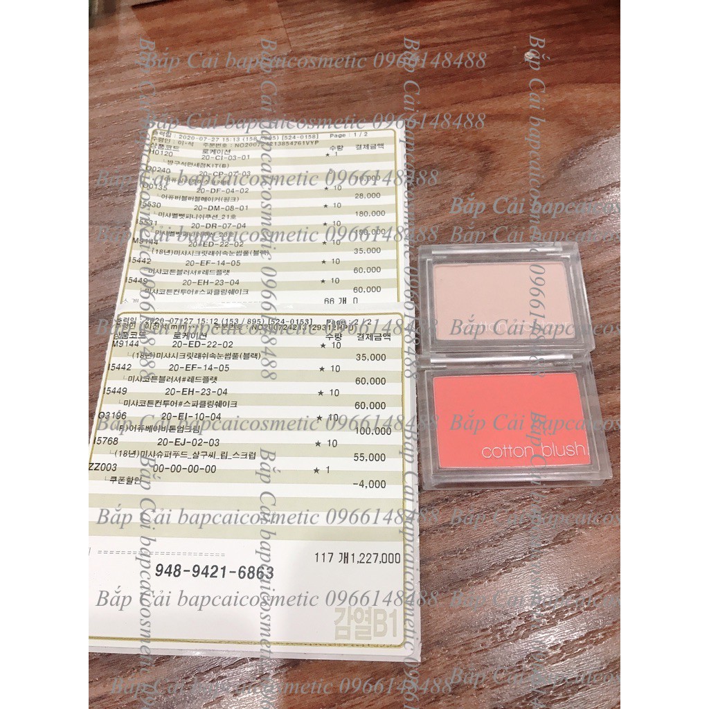 MBC Phấn tạo khối và highlight Missha Cotton Contour - phấn má Missha Cotton Blusher | BigBuy360 - bigbuy360.vn